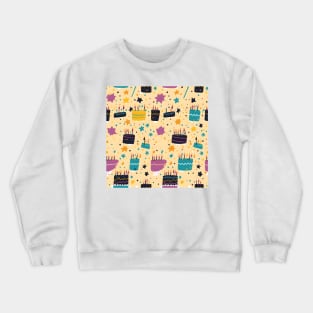 Happy Birthday Party Celebration Pattern 20 Crewneck Sweatshirt